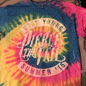 Pierce the Veil PTV tie dye shirt
